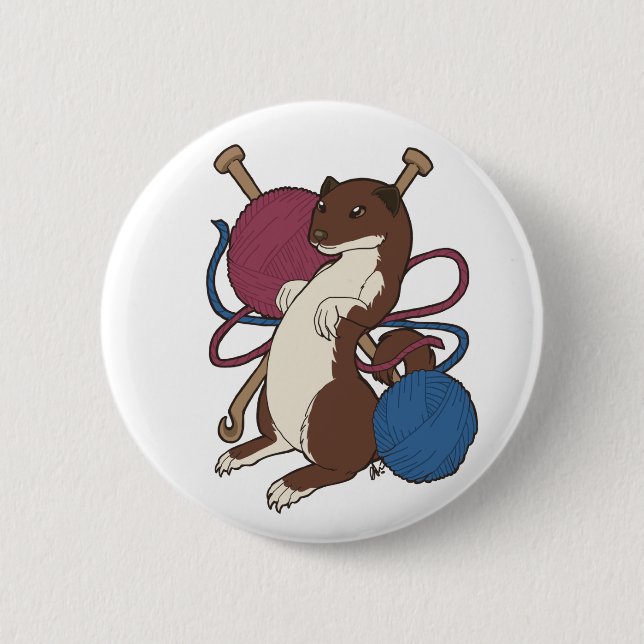 Macaron Rond 5 Cm Bouton de LSG Tweasel (Devant)