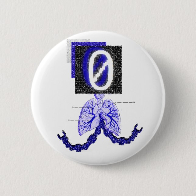 Macaron Rond 5 Cm Bouton de lutin de logique (Devant)