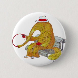 Macaron Rond 5 Cm Bouton de M. Anteater