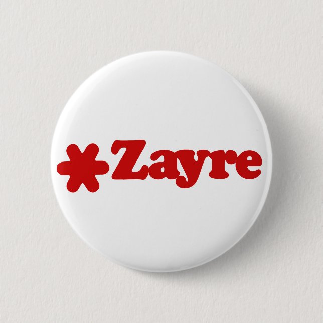 Macaron Rond 5 Cm Bouton de magasin de Zayre (Devant)
