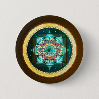 Macaron Rond 5 Cm Bouton de mandala