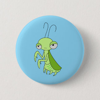 Macaron Rond 5 Cm Bouton de mante religieuse ennuyée
