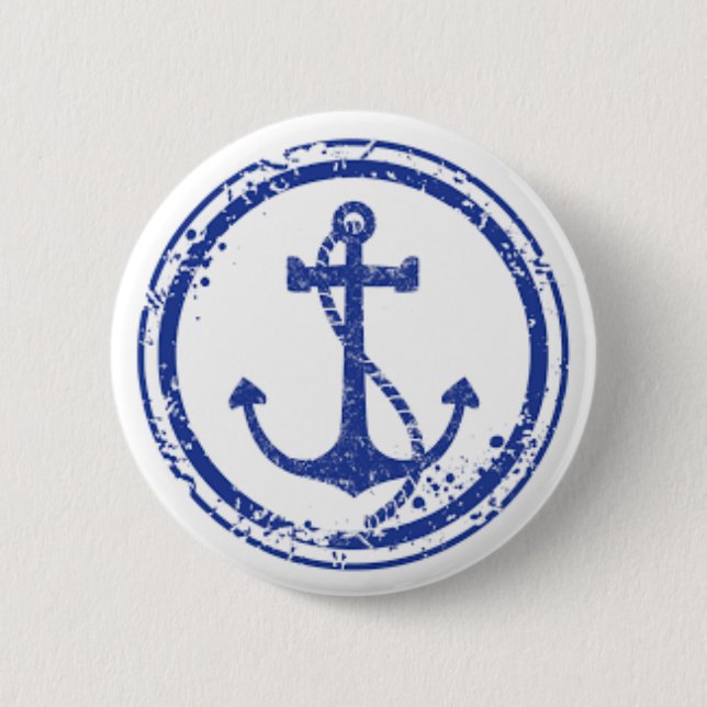 Macaron Rond 5 Cm Bouton de marin (Devant)