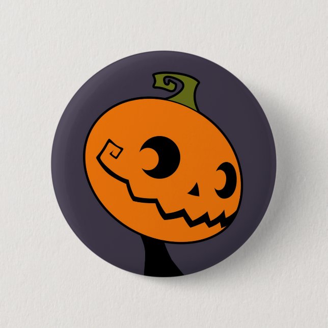 Macaron Rond 5 Cm Bouton de mascotte de Halloween (Devant)
