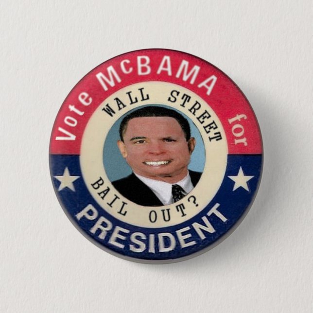 Macaron Rond 5 Cm Bouton de McBama (Devant)
