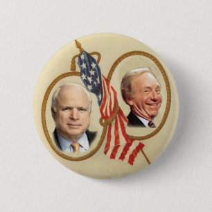 Macaron Rond 5 Cm Bouton de McCain/Lieberman