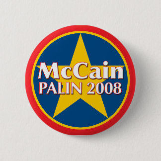 Macaron Rond 5 Cm Bouton de McCain-Palin