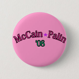 Macaron Rond 5 Cm Bouton de McCain Palin '08