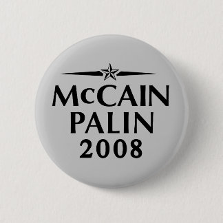 Macaron Rond 5 Cm Bouton de McCain Palin 2008
