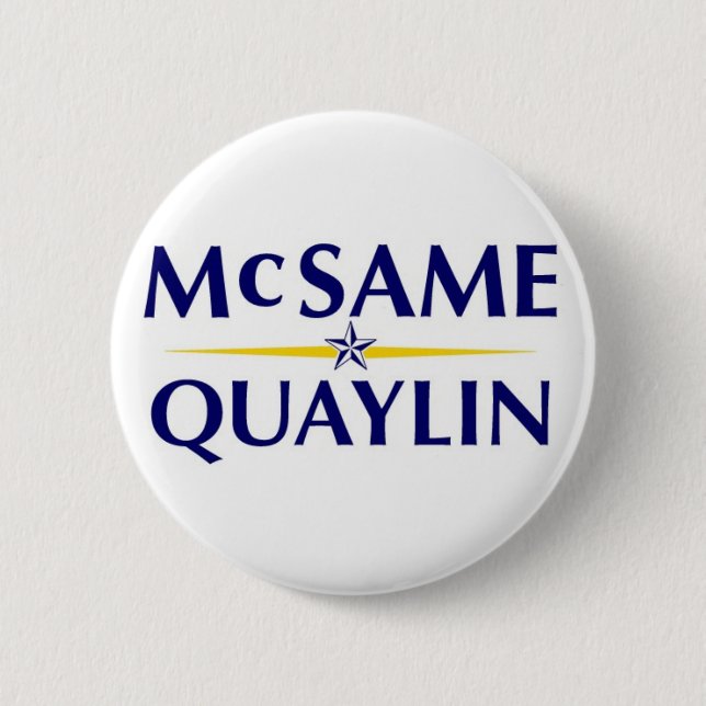 Macaron Rond 5 Cm Bouton de McSame-Quaylin (blanc) (Devant)