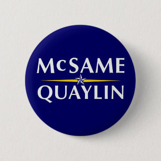 Macaron Rond 5 Cm Bouton de McSame-Quaylin (bleu)