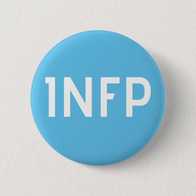 Macaron Rond 5 Cm Bouton de membre de l'équipe d'INFP (Devant)