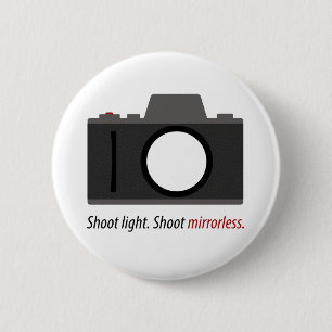 Macaron Rond 5 Cm Bouton "de Mirrorless de pousse" pour le