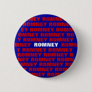 Macaron Rond 5 Cm Bouton de Mitt Romney 2012