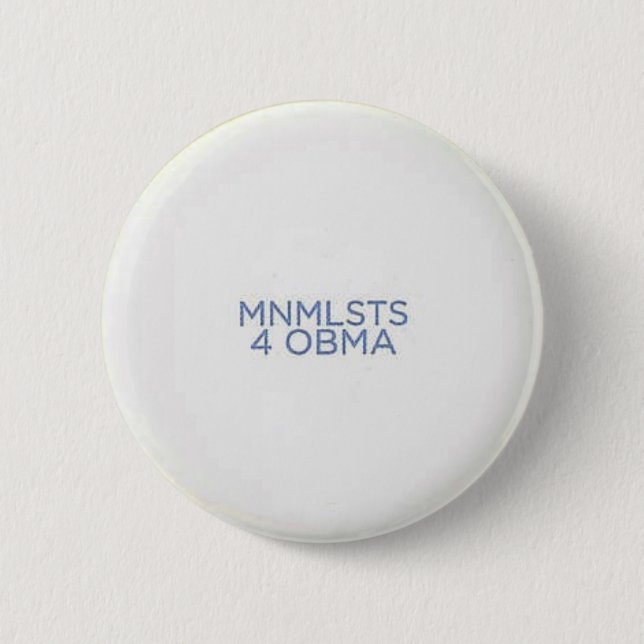 Macaron Rond 5 Cm Bouton de MNMLSTS 4 OBMA (Devant)