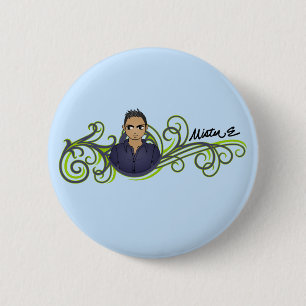 Macaron Rond 5 Cm Bouton de "Monsieur E"
