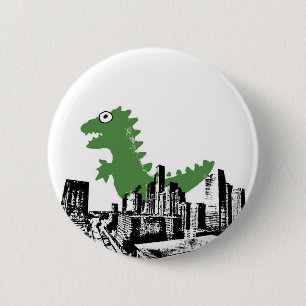 Macaron Rond 5 Cm Bouton de monstre