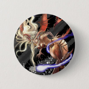 Macaron Rond 5 Cm Bouton de monstre - séduction de succube