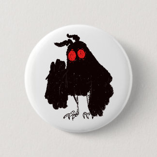 Macaron Rond 5 Cm Bouton de Mothman