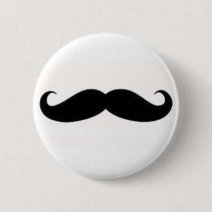 Macaron Rond 5 Cm Bouton de moustache