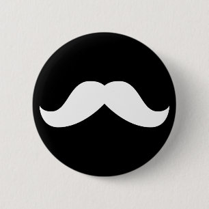Macaron Rond 5 Cm Bouton de moustache