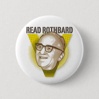 Macaron Rond 5 Cm Bouton de Murray Rothbard