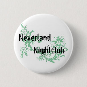 Macaron Rond 5 Cm Bouton de Neverland