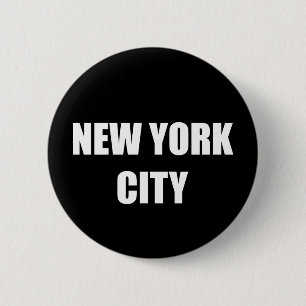 Macaron Rond 5 Cm Bouton de New York