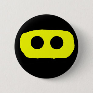 Macaron Rond 5 Cm Bouton de Ninja