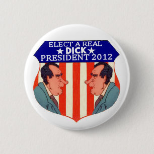 Macaron Rond 5 Cm Bouton de Nixon 2012