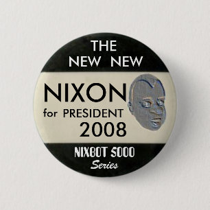 Macaron Rond 5 Cm Bouton de Nixon NixBot