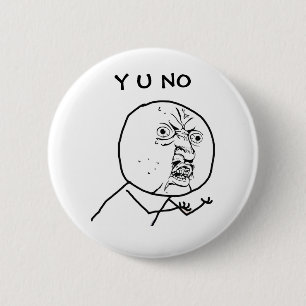 Macaron Rond 5 Cm Bouton de NO- Pinback de Y U