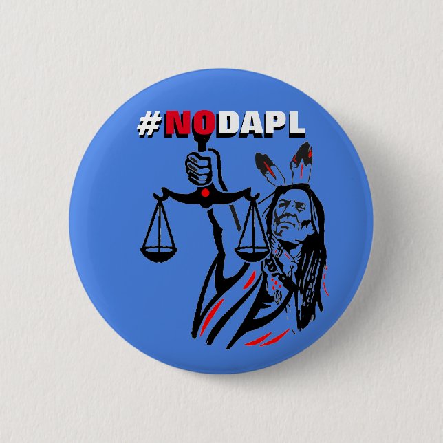 Macaron Rond 5 Cm BOUTON de #NODAPL (Devant)