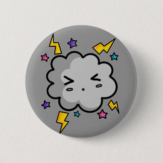 Macaron Rond 5 Cm Bouton de nuage