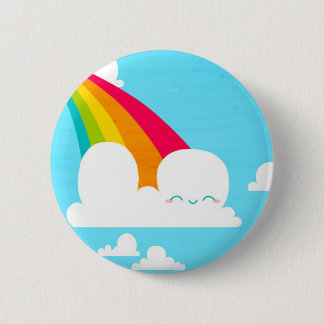 Macaron Rond 5 Cm Bouton de nuage