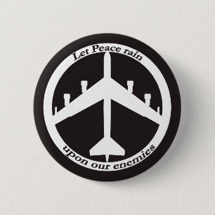 Macaron Rond 5 Cm Bouton de paix