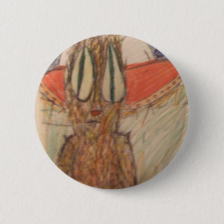 Macaron Rond 5 Cm bouton de paix et d'amour