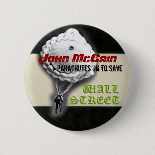 Macaron Rond 5 Cm Bouton de parachutage de McCain