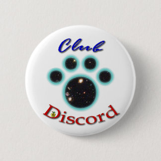 Macaron Rond 5 Cm bouton de patte de discorde de club !