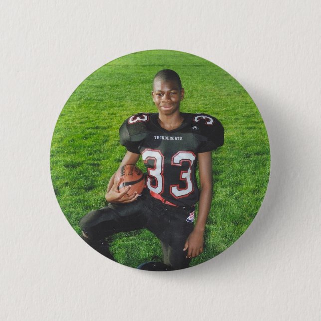 Macaron Rond 5 Cm Bouton de photo de sports (Devant)