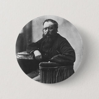 Macaron Rond 5 Cm Bouton de Pierre-Joseph Proudhon