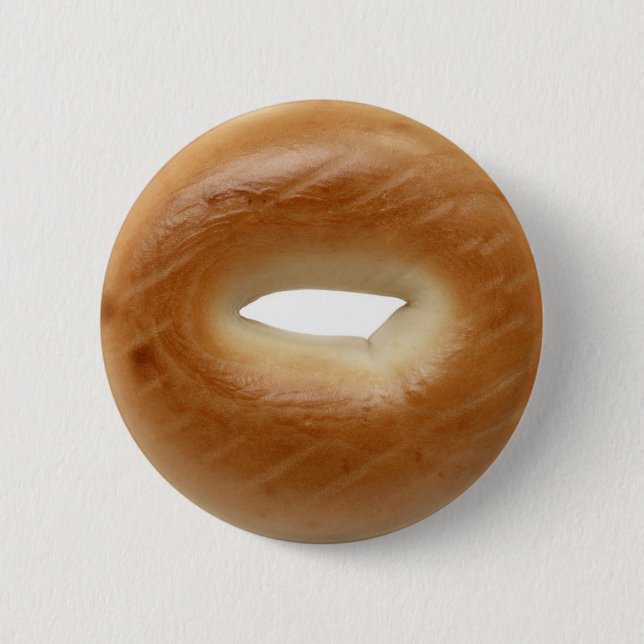 Macaron Rond 5 Cm Bouton de Pinback de bagel (Devant)