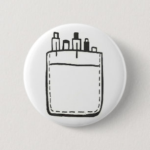 Macaron Rond 5 Cm Bouton de poche de chemise