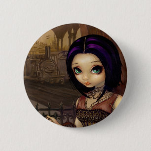 Macaron Rond 5 Cm Bouton de "Poe"