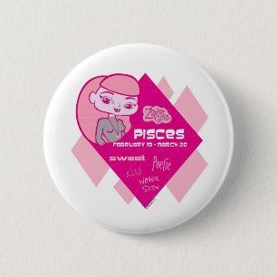 Macaron Rond 5 Cm Bouton de Poissons