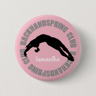 Macaron Rond 5 Cm Bouton de pom-pom girl de gymnastique de club de
