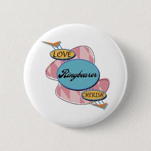 Macaron Rond 5 Cm Bouton de porteur d'alliances