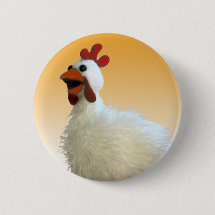 Macaron Rond 5 Cm Bouton de poulet