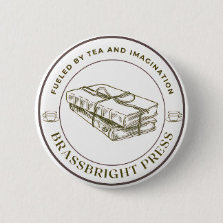 Macaron Rond 5 Cm Bouton de presse Brassbright