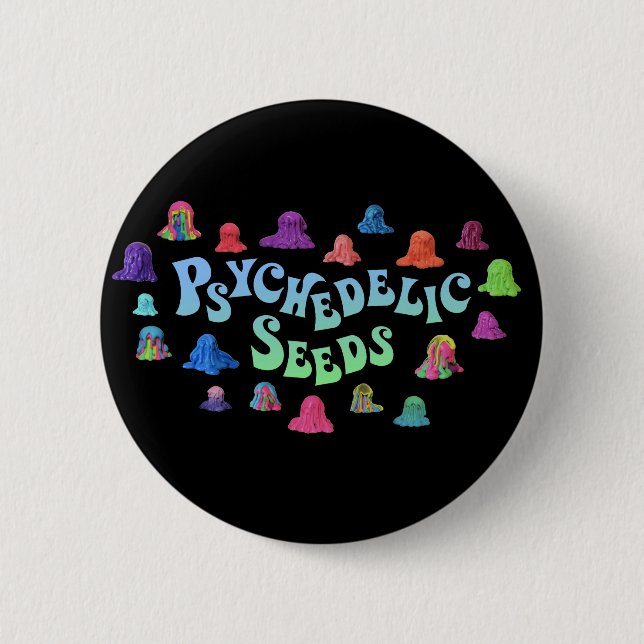 Macaron Rond 5 Cm Bouton de PsychBlobz par Bex Ilsley (Devant)